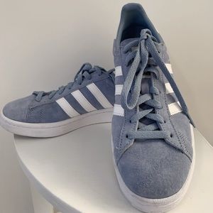 blue adidas sneakers